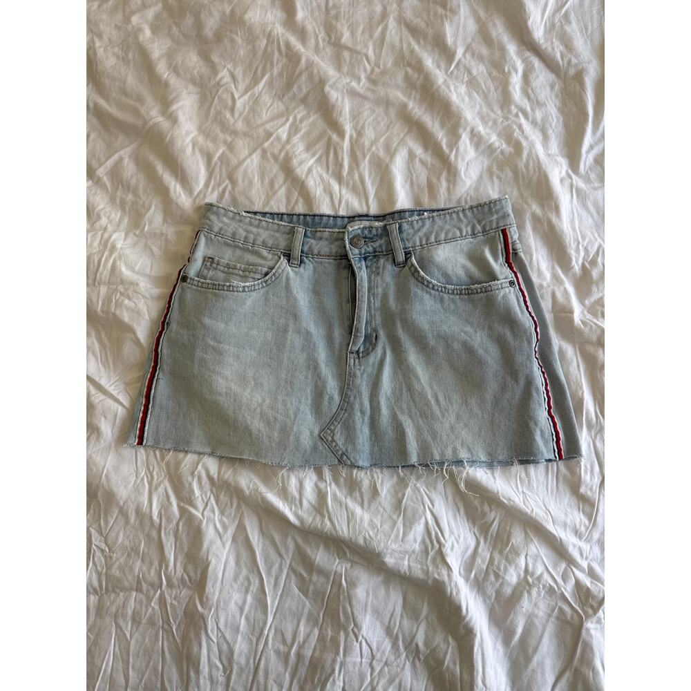 Element Denim Micro Mini Skirt Skater Girl Grunge Y2K